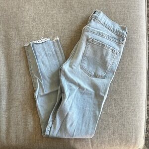 Frame Denim Light Wash Ankle Jeans